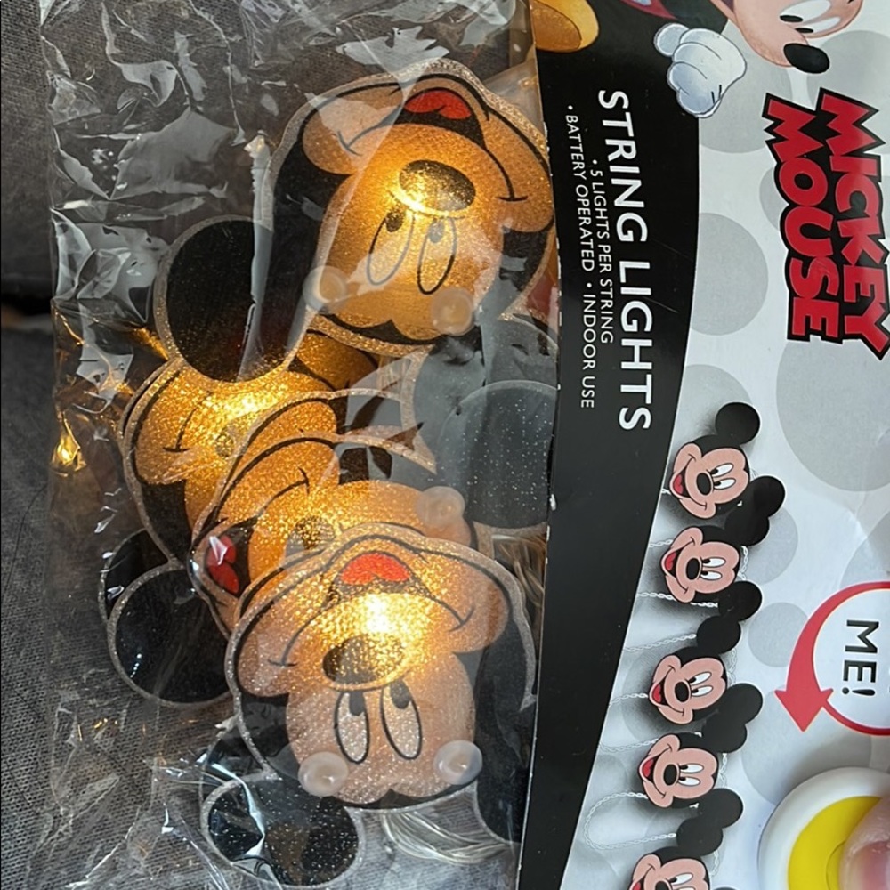 Mickey Mouse string lights